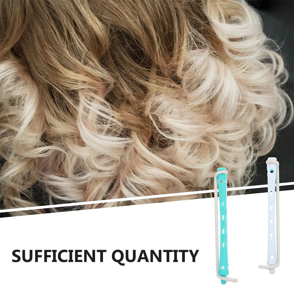 โรลม้วนผมพลาสติก 24 ชิ้น สำหรับผู้ชายและผู้หญิง คุณภาพระดับซาลอน อุปกรณ์จัดแต่งทรงผมลอน ชุดดัดผมสำหรับผมหยิก