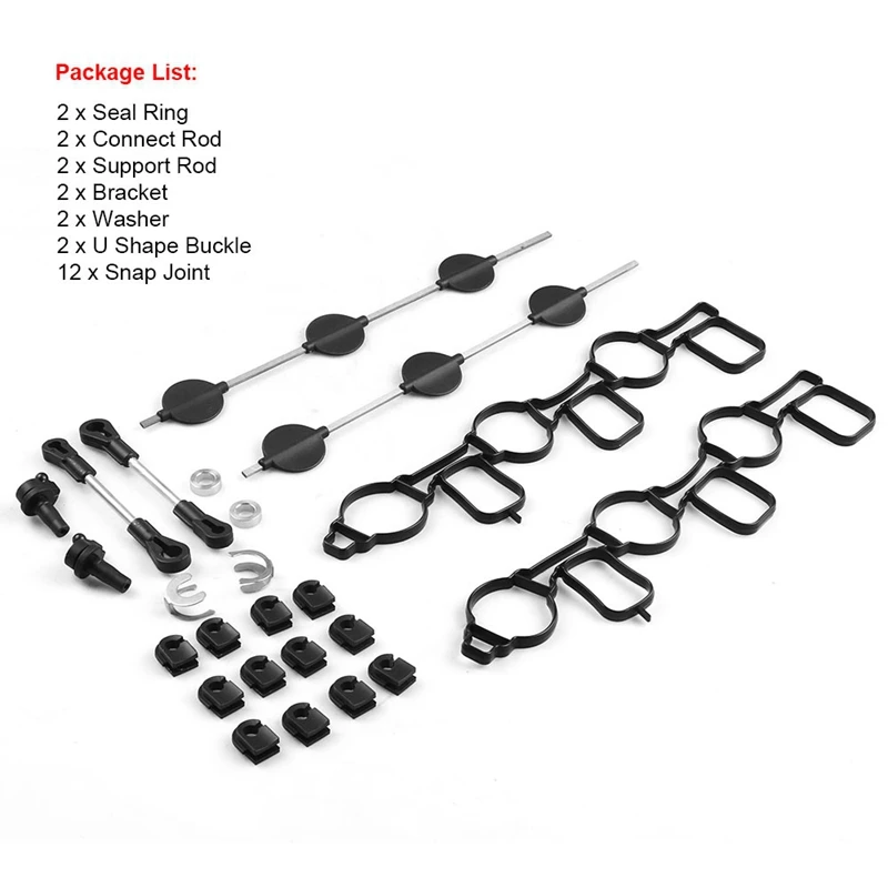 Inlet Intake Manifold Swirl Flap Repair Kit 059129711 Fits For- A4 A5 A6 A8 Q5 Q7 Car Automobile Intake Manifold