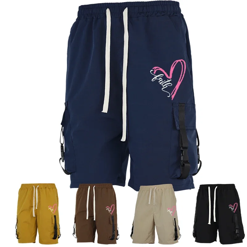 

Men's Graphic Printed Cargo Shorts Unique Patterns Multi-Pocket Casual Summer Outdoor Wear Street Style Utility Pants Fashion