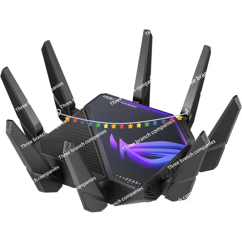 

WiFi 6E Gaming Router (GT-AXE16000) - Quad-Band, 6 GHz Ready, Dual 10G Ports, 2.5G WAN Port, AiMesh Support, Tr