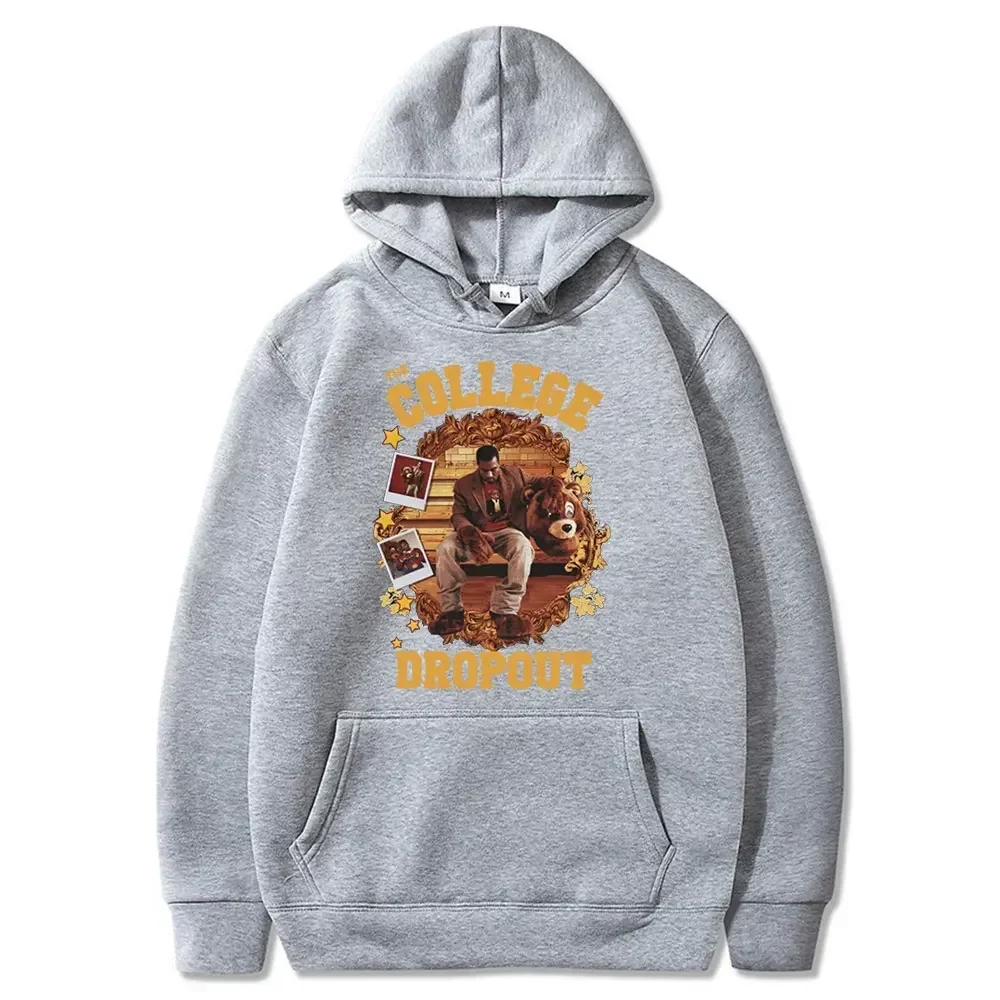 

Sudadera Con Capucha De Gran Tamaño Con Estampado Deembalibum De piso Kanye West Para Hombre ropa De Calle Неформальная толстовка с капюшоном для мужчин