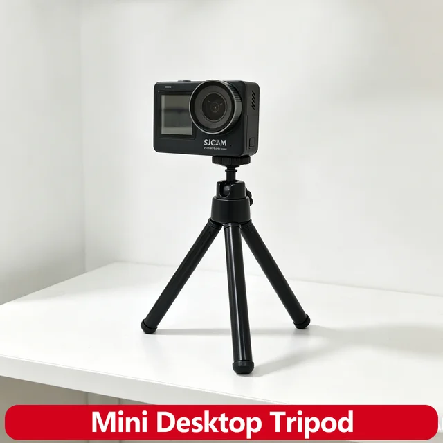 Mini Statyw Biurkowy do Kamery Internetowej Telefonu Metalowy Rozkładany Uchwyt do Kamery Internetowej do GoPro Hero 13 12 11 10 9 insta360 DJI Osmo Action Camera