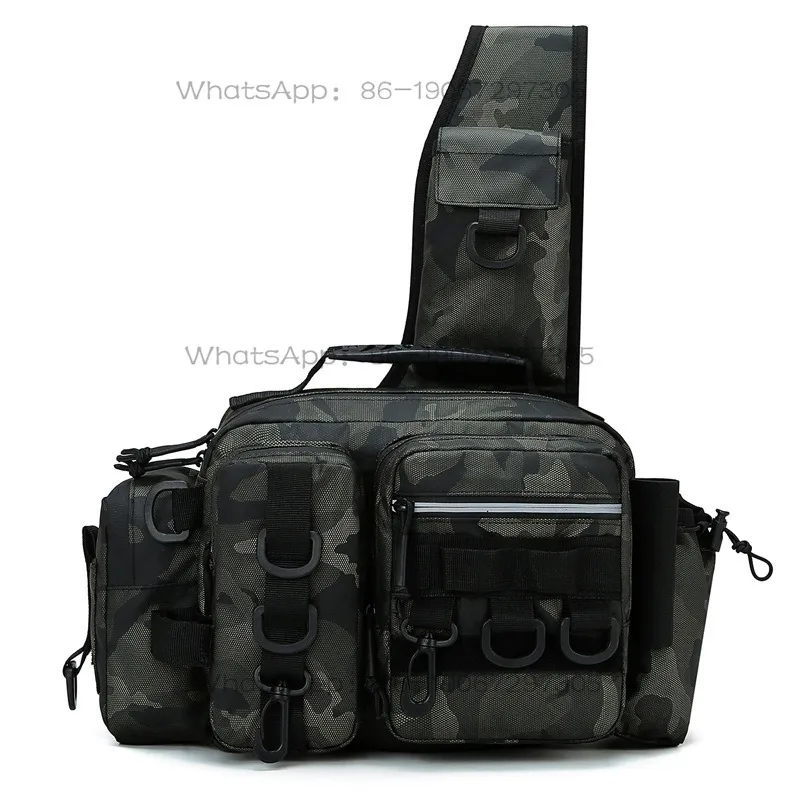 

Многофункциональная сумка для отдыха и рыбалки Luya: наплечная сумка для снастей и удочек