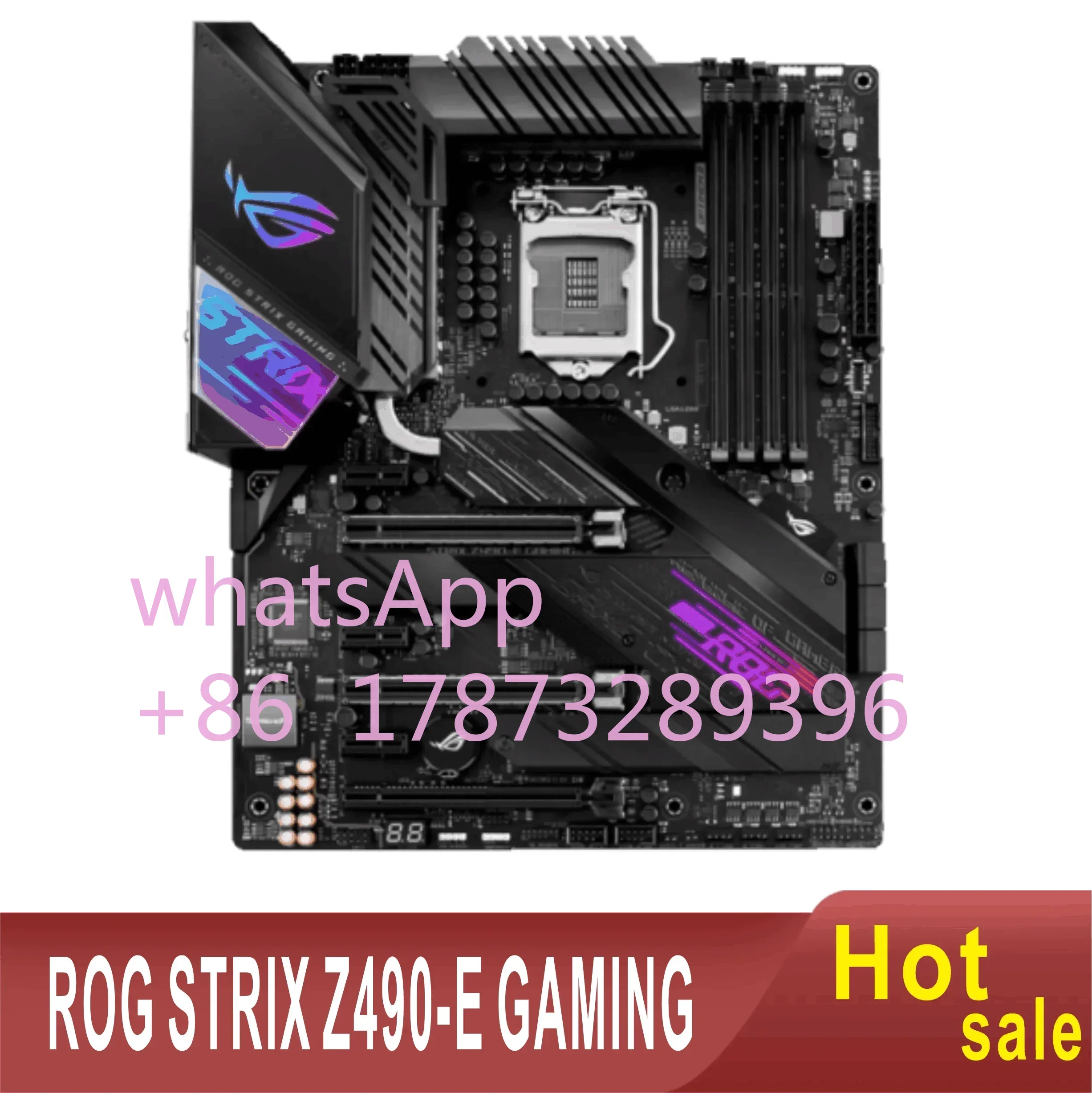 Z490-E GAMING Motherboard 128GB USB3.2 Type-C M.2 HDMI LGA 1200 DDR4 ATX Z490 Mainboard 100% Tested Fully Work