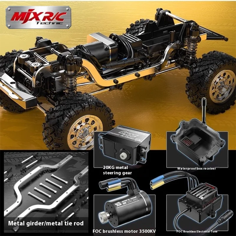 Neue Meijiaxin 1:12 H12y Legierung Allradantrieb Bürstenlosen Professionelle Rc Klettern Geländewagen Modell Auto Angepasst Spielzeug geschenk