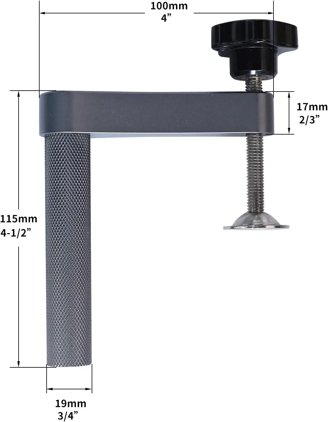 2PCS Dog Hole Clamp 3/4\