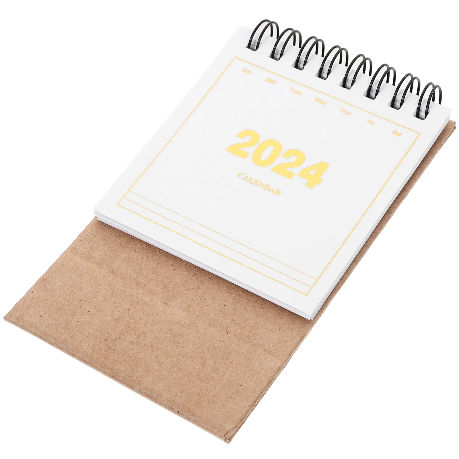 

Sturdy Mini Desk 2023-2024 Standing Flip Thick Material Desktop Table Calendar Home Office Decor Organizer Printed Calendar