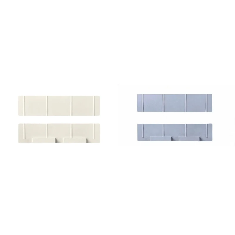 Flexible Sink Water Barrier, 2-Pack Divider for Bathroom Basins and Shower Counters with a Smooth, Wipe-Clean Body KXRE