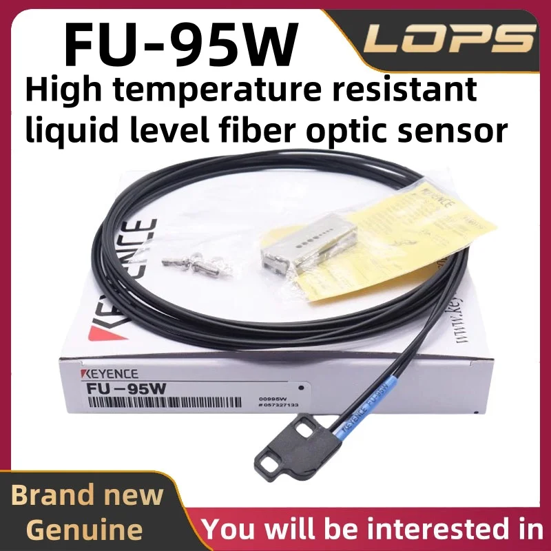 FU-95W New Original KEYENCE High Temperature Resistant Liquid Level Fiber Optic Sensor
