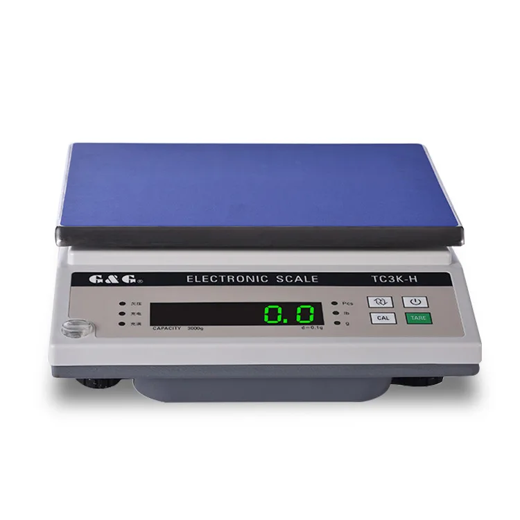 TC30K-H electronic scales 15kg industrial weighing platform scales 30kg counter table electronic scales factory direct supply.