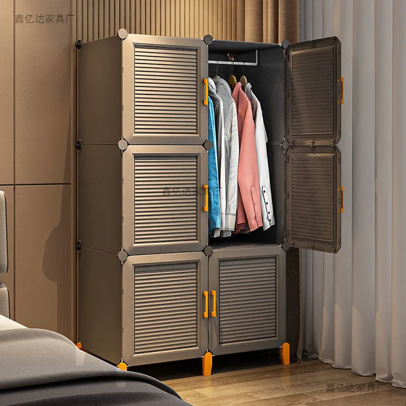 AOLIVIYA Bedroom Assembled Wardrobe Clothing Storage Cabinet Simple Rental Kids Room Durable Economical