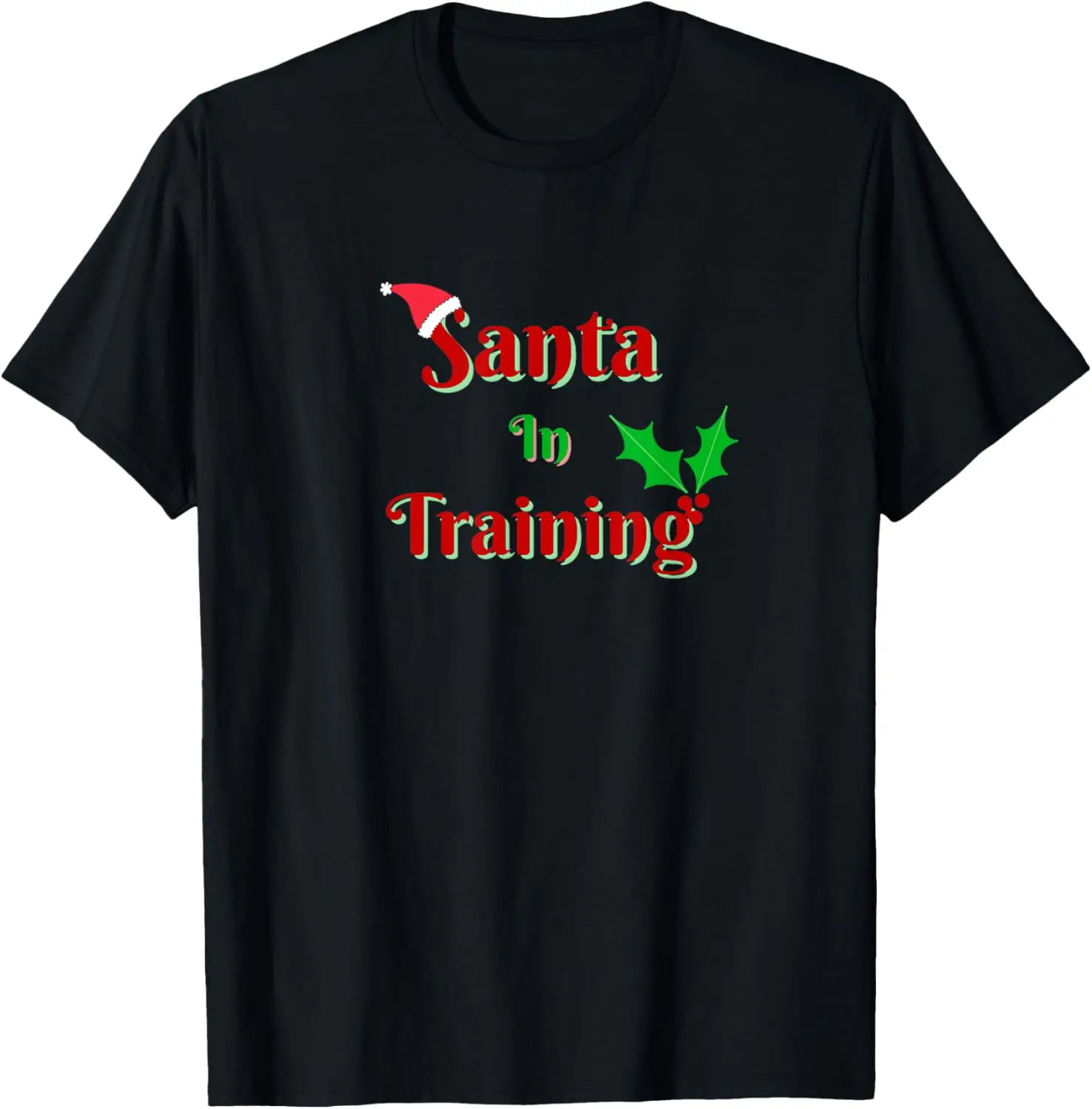 Christmas Santa In Training Funny Xmas Dad Father Christmas T-Shirt