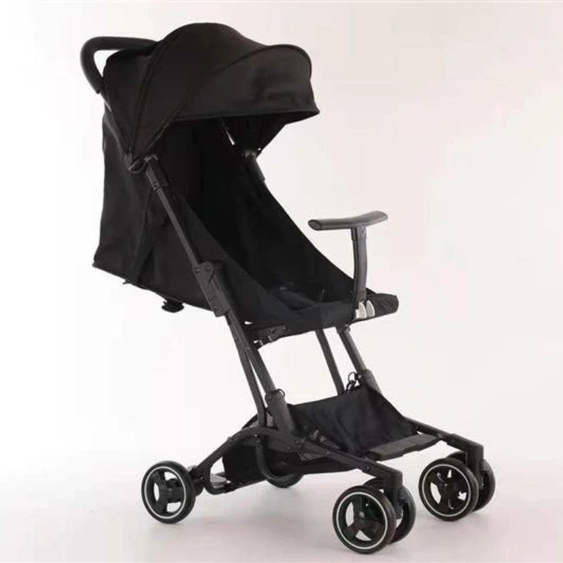 

Baby Stroller Lightweight Travel Airplane Cabin Approved Ultra Compact Foldable Umbrella Carriage 4 Wheel Anti Shock