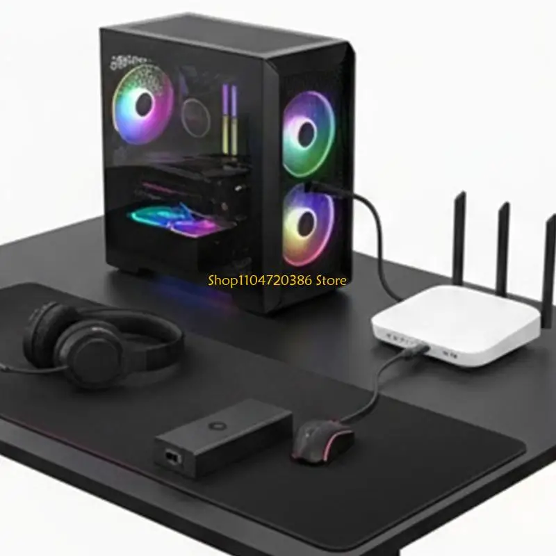 

K0EA 10Gbps USB4 Networking Card SFP+ Opticals Port For Long Distances Transmission