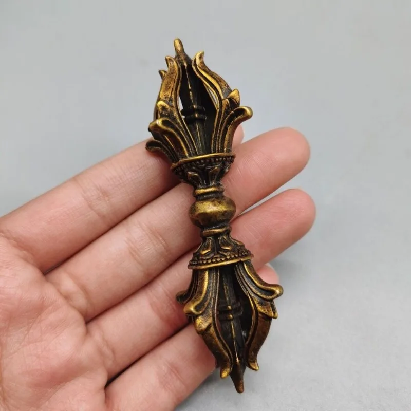 Vajra Pestle Statue Religious Collection Buddha Instrument Statue Office Home Decor Gift for Desk Ornament