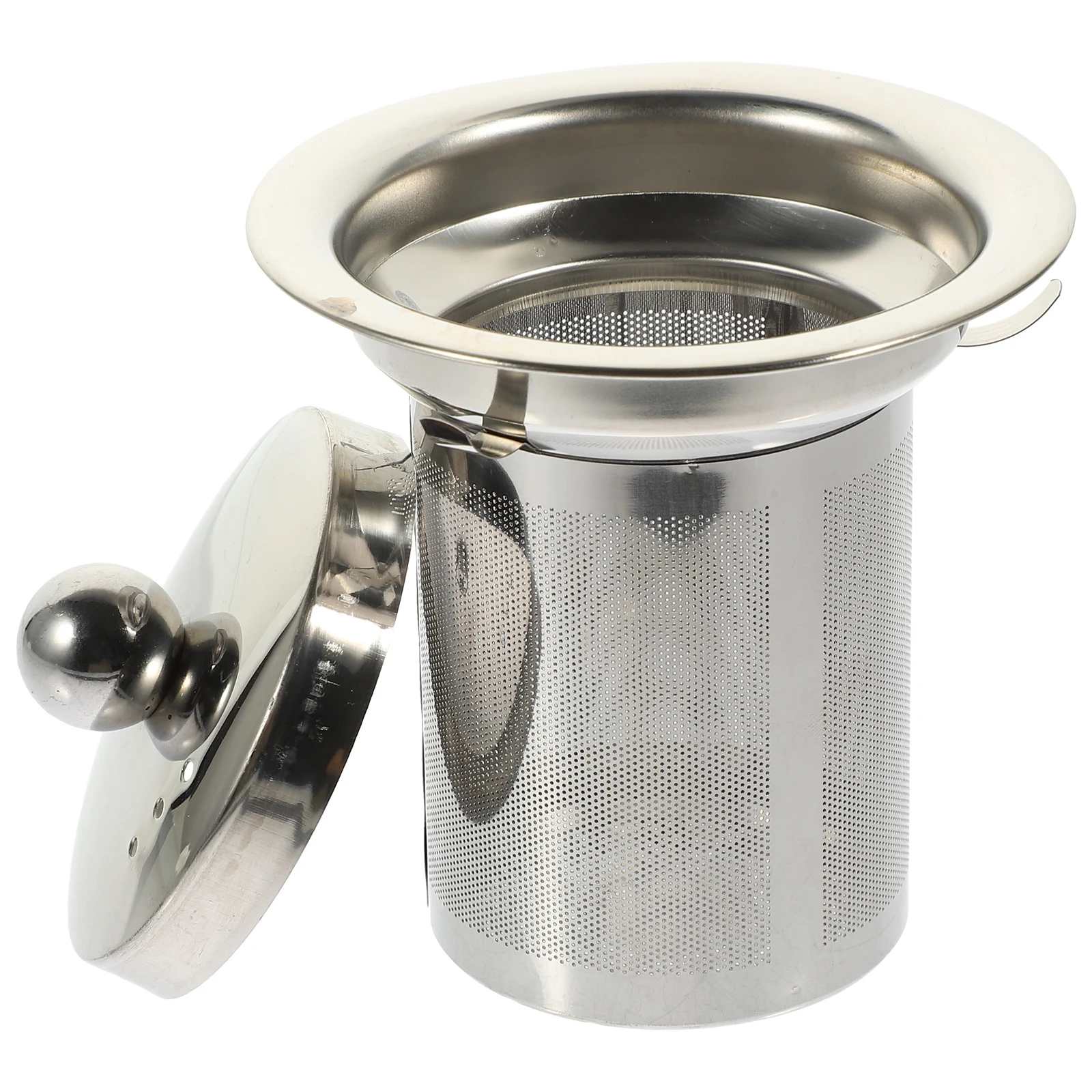 

304 Stainless Steel Strainer Medium Size Reusable Teapot Infuser Fine Mesh Filter for Home Tea Room Restaurant Tea Pot