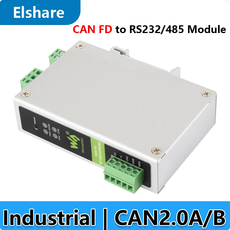 

Промышленный двунаправленный преобразователь CAN FD RS232/RS485 CAN2.0A/B CAN2.0A/B