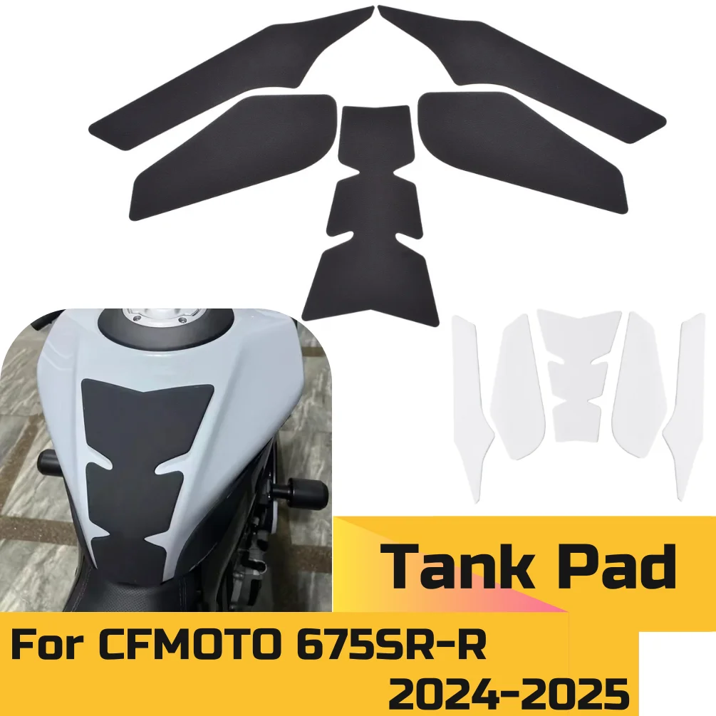 675SR R Fuel Tank Stickers Gas Knee Grip Protector Pad Traction Decal For CFMOTO 675SR-R 2024-2026 675SRR Motorcycle Accessories