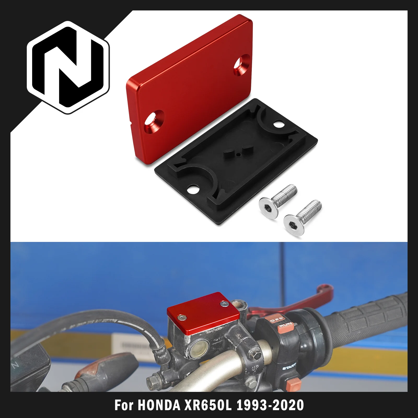 NICECNC para Honda XR650L 1993-2020 tapa de depósito de cilindro maestro de freno CRM250R CRM250L/M TRX450R TRX 450ER TRX 400EX TRX300EX
