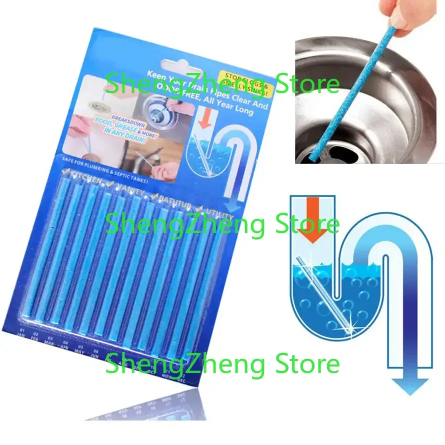A set of 6 bags Honana BX Sink Deodorant Stick 72 Pcs Set Magic Clean Sewer Device Deodorant