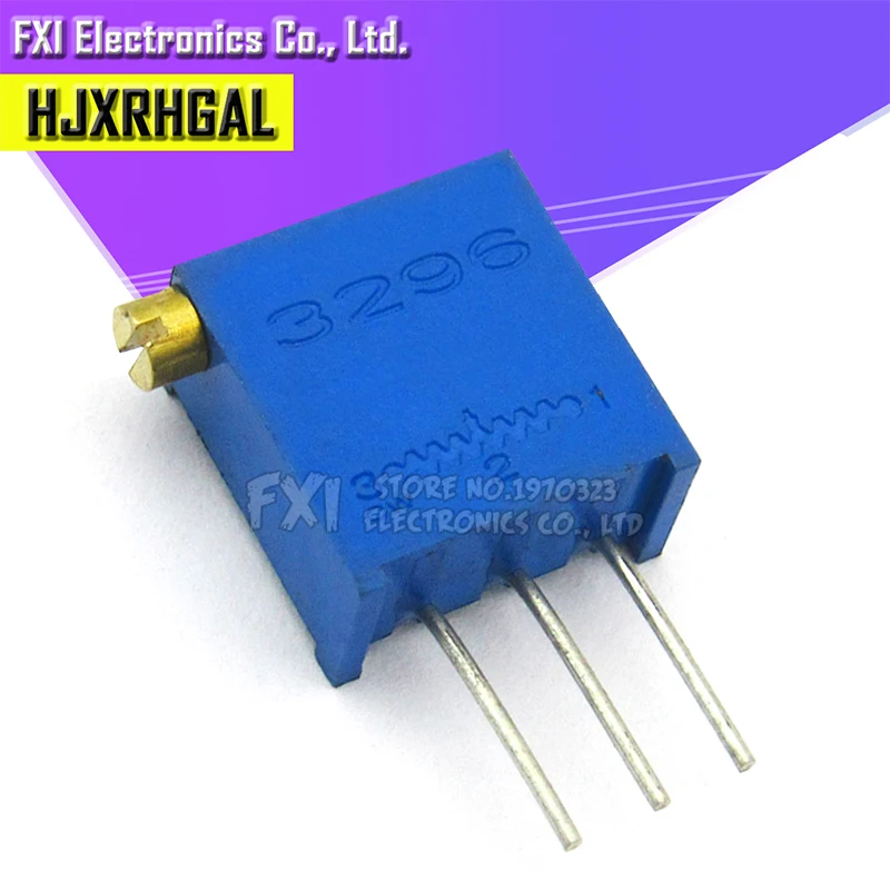 10pcs 3296 3296X series resistanceohm Trimpot Trimmer Potentiometer  1K 2K 5K 10K 20K 50K 100K 200K 500K 1M ohm  100R 200R 500R