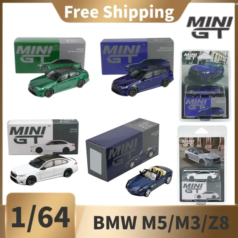 （In Stock） MINI GT 1:64 New BMW M5 Touring M3 Tourer G90 Wagons G99 Alloy Realistic Car Model, for Collection and Display