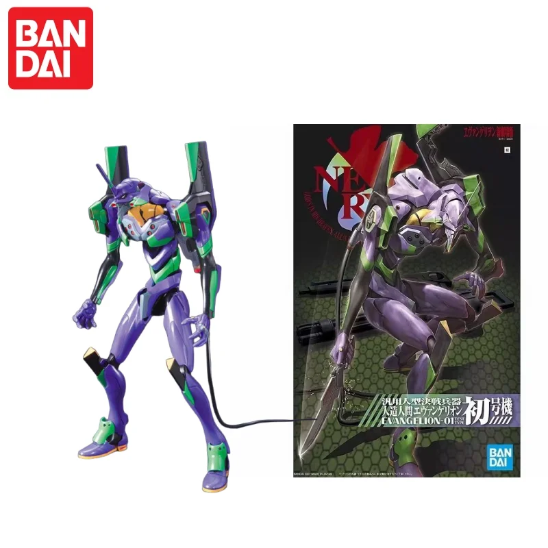 

Bandai Hg Eva Neon Genesis Evangelion New Movie Edition Unit 01 and Unit 00 Assembly Modelmecha Warrior Figure Educational Toy