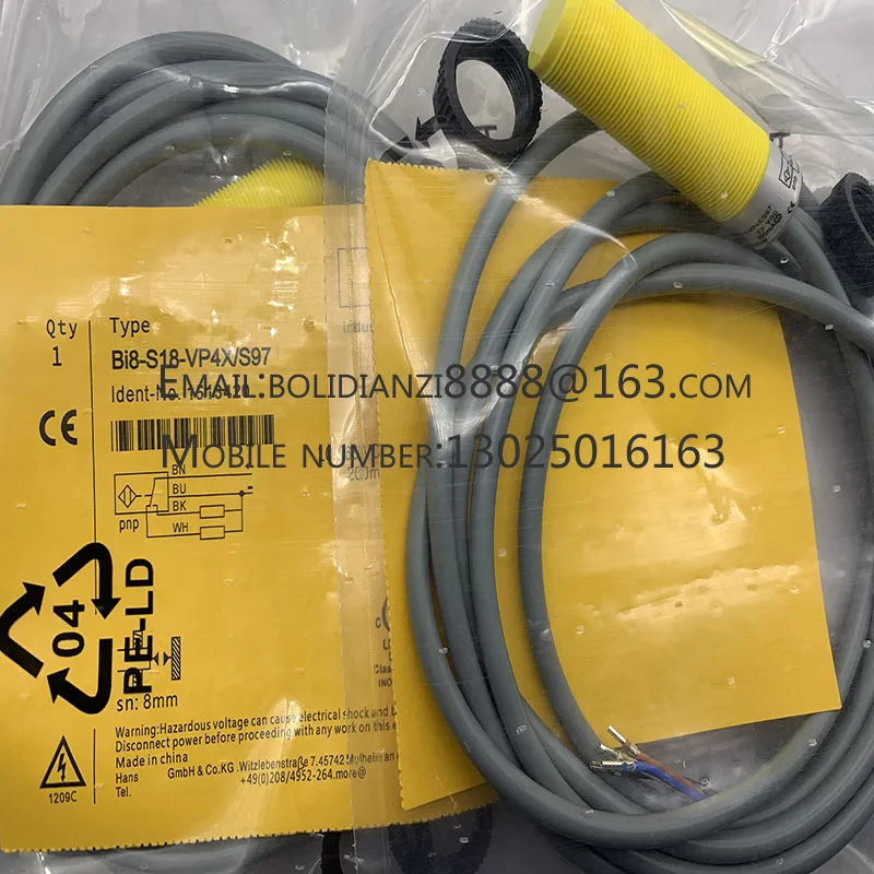 Novo interruptor do sensor de proximidade, Bi8-S18-VP4X S97, em estoque