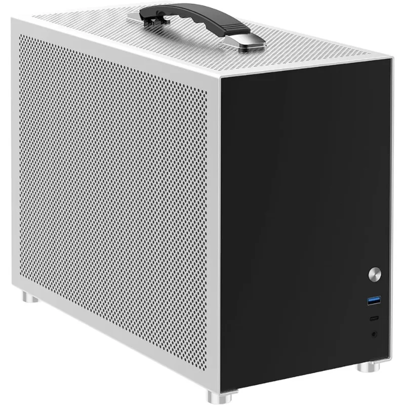 

D3 Aluminum Mini ITX Computer Case, ATX Power Supply, 280mm Water Cooling Compatible, Compact Small Form Factor Desktop PC Case