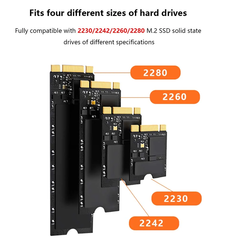 Tishric ssd caso nvme para usb3.1/typec 1.8 polegada gabinete duplo protocolo m.2 móvel caso externo suporte 20gbps ssd para computador portátil