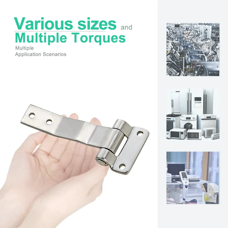 2pcs T-Shaped Long Tongue 304 Stainless Steel Hinge Industrial Machinery Equipment Automotive And Marine Parts
