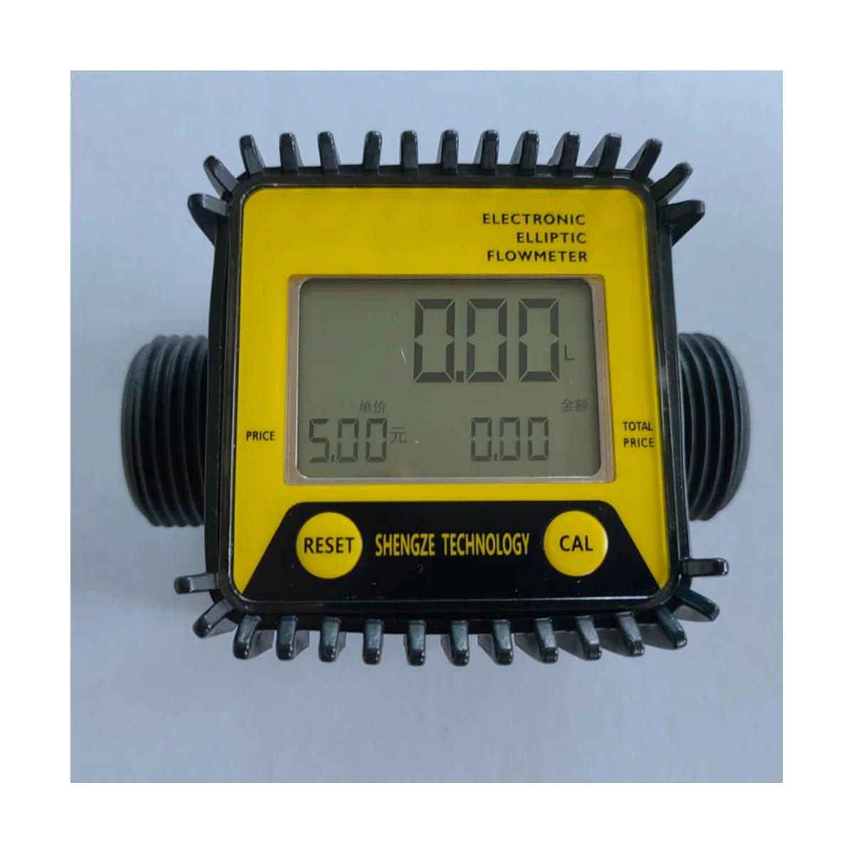 K28 Electronic Display Turbine Flowmeter for Measuring Methanol Counter Flow Meter Urea Flow Rate-Orange