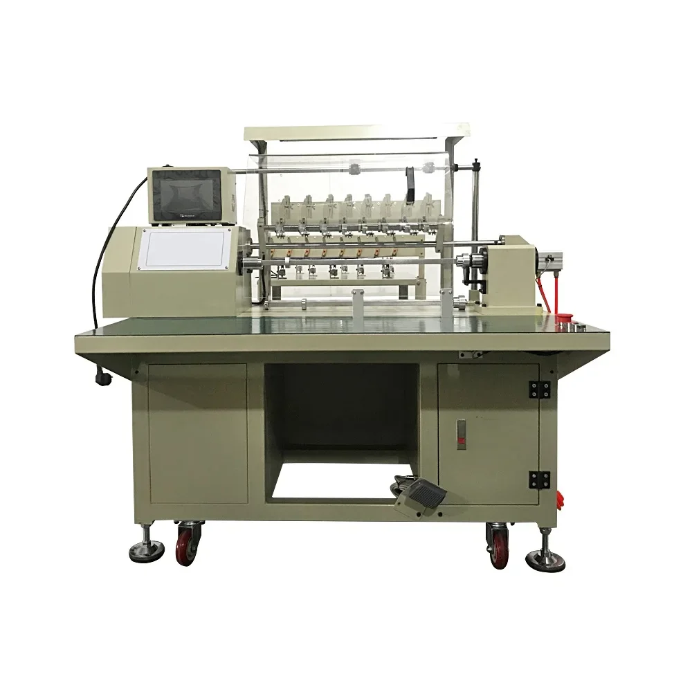 Industrial LY 880 Eight Heads Motors Stator Coil Winding Machine 750W Spindle Total Power 900W OEM Accepted
