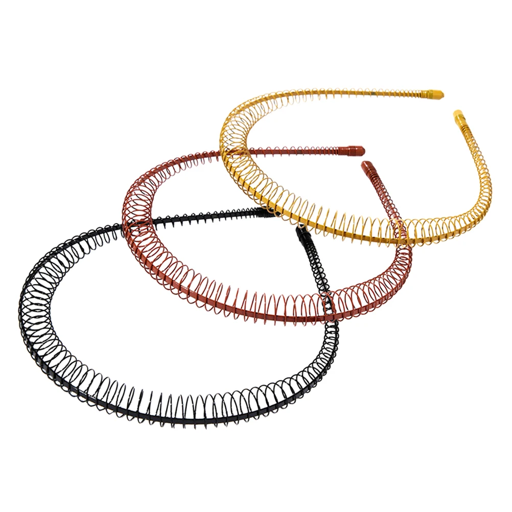 

3pcs Non slip Hairb Wavy Headb Hoops Iron Shaped Unisex Sports Headwear Stylish Daily Use Gifts Hair Care Tools Anti