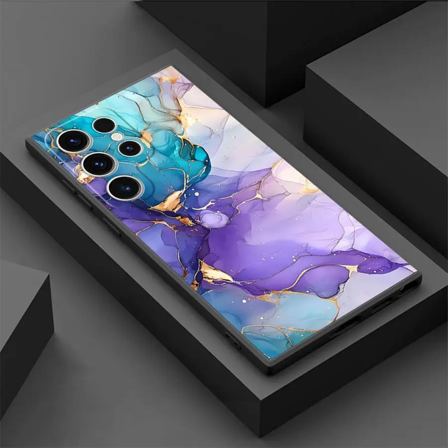 Marble Pattern Phone Case for Samsung Galaxy S22 Plus S21 5G S21 FE S24 S25 Ultra S20 S23 Ultra S22 Ultra Cover view 5