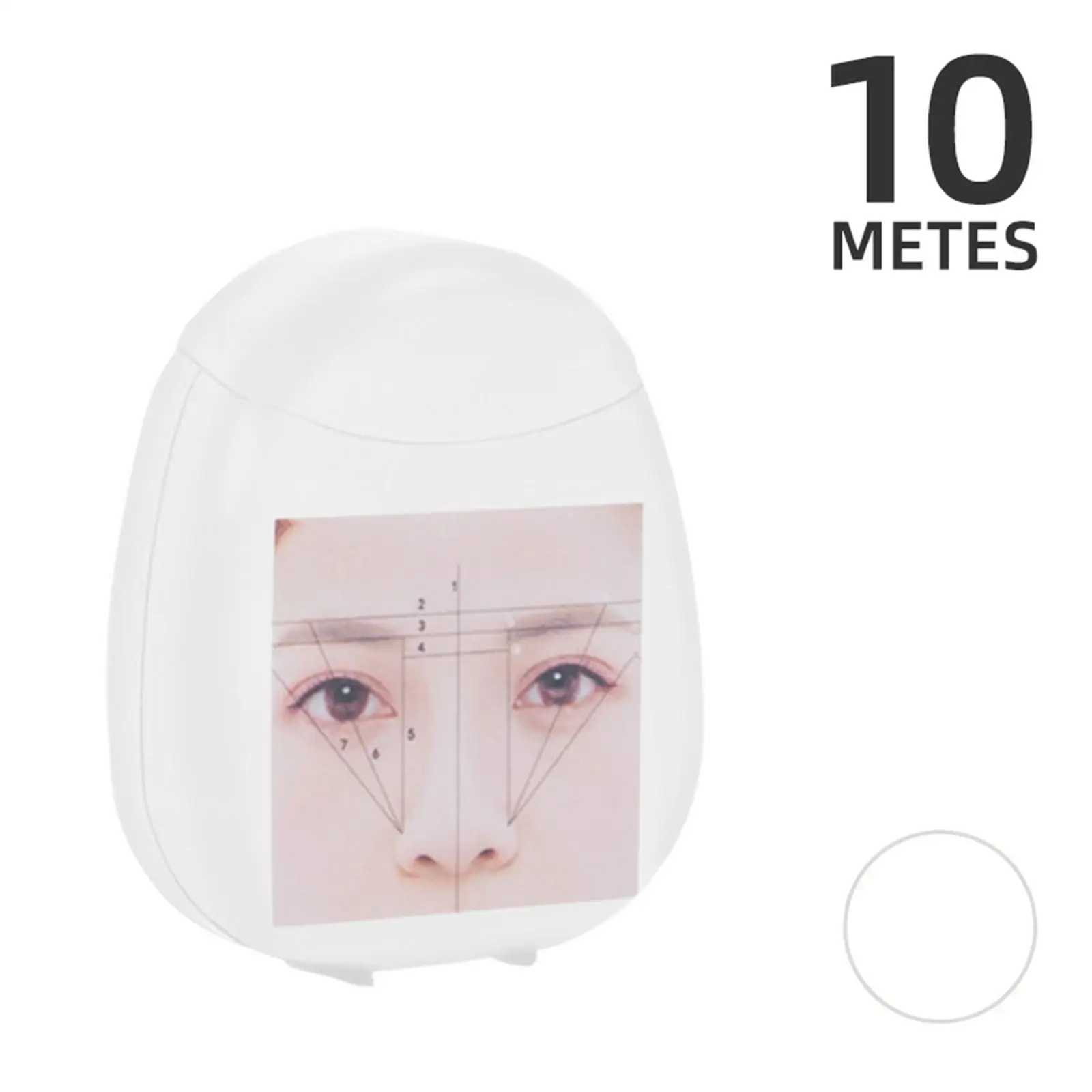 أداة قياس احترافية لخرائط الحواجب مسبقًا، خيط تشكيل الحواجب لمستلزمات المكياج #4