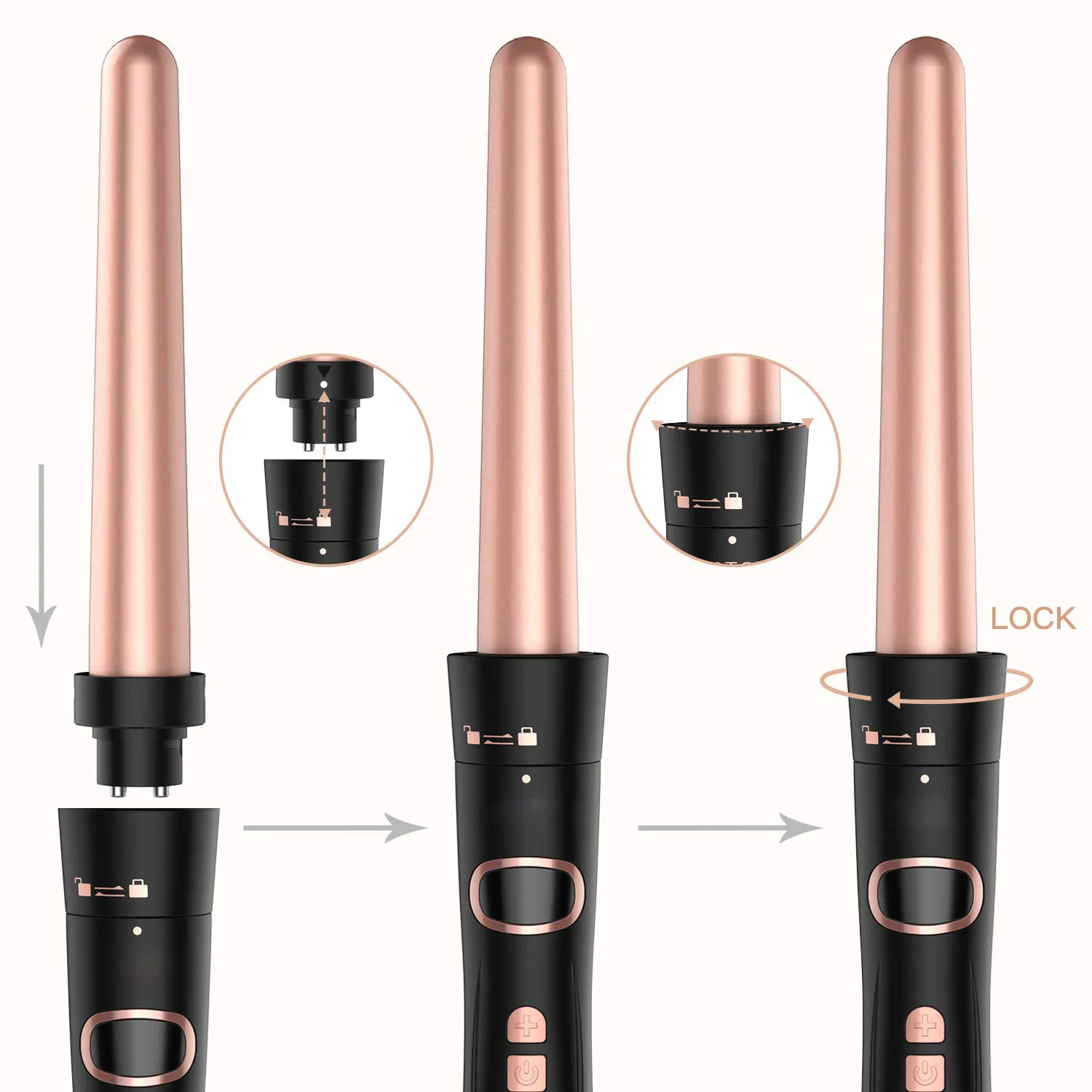 Curling Iron Curling Iron Five-in-one Multi-function Belt Clip Curling Iron Ceramic Tube Changer Hair Straightener