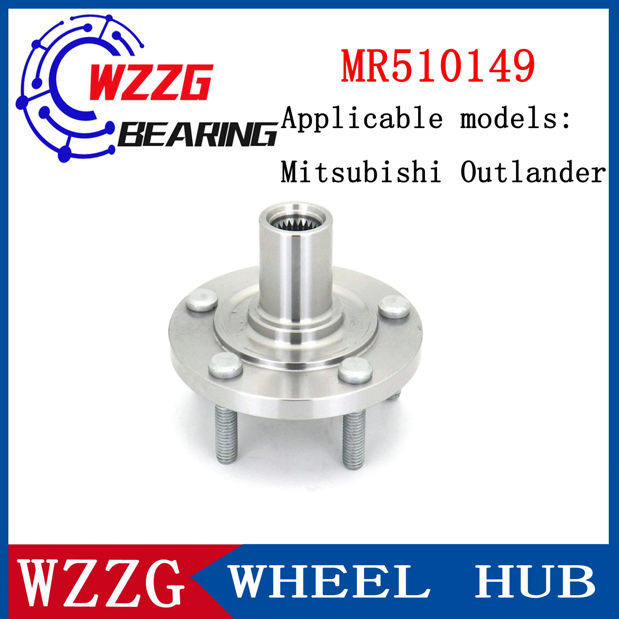 WZZG Car hub axle head MR5101490 is suitable for Mitsubishi Outlander rear wheel