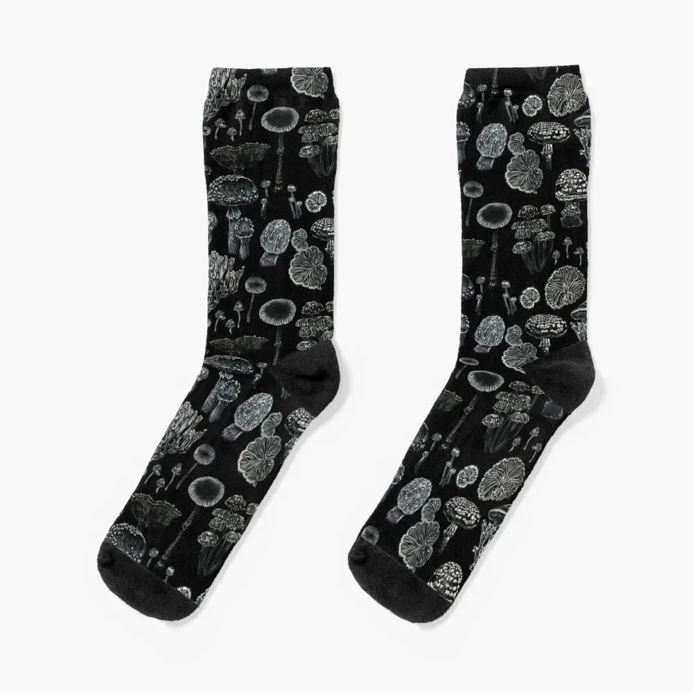 

Mycology in Black Socks winter gifts Crossfit Men's Socks Luxury Women's