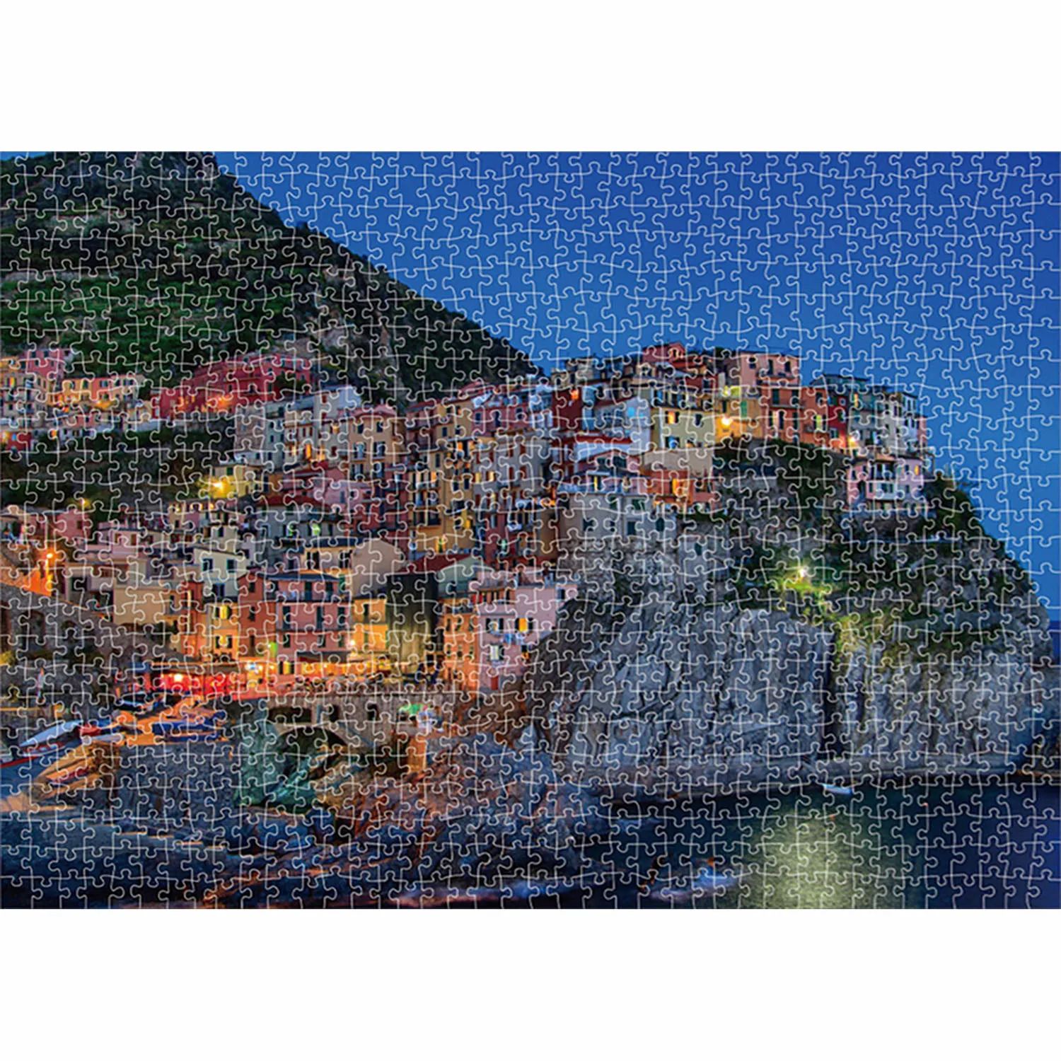 1000 Pieces Cinque Terre Jigsaw Puzzles for Adults Home Decor Games Family Fun Floor Puzzles Educational Toys for Kids