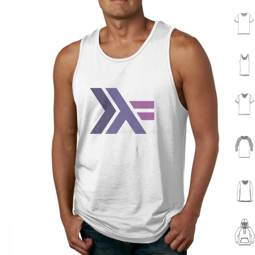 Haskell Official Tank Tops Vest Sleeveless Lisp Programming Developer Clojure Scheme Haskell Programmer Common Lisp