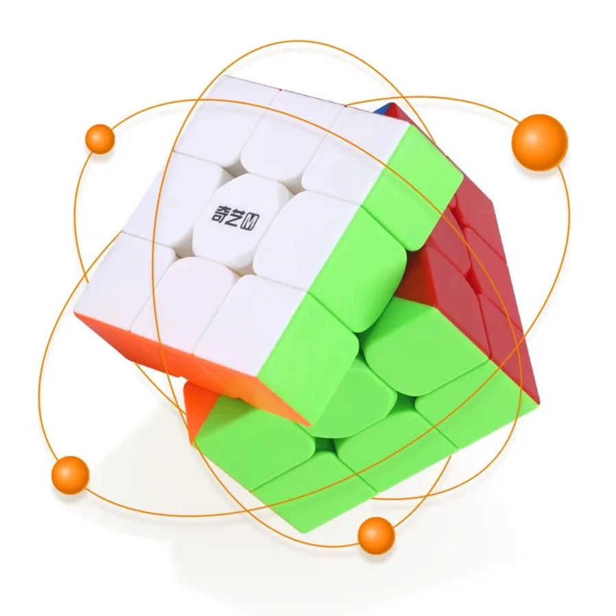 Qiyi plus 9cm 3x3 magnetischer Zauberwürfel qimeng 3x3x3 profession elle 3 × 3 Geschwindigkeit Puzzle Kinder zappeln Spielzeug Speed cube Cubo Magico