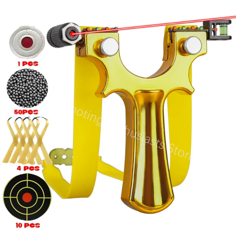 

Outdoor Sports Slingshot Hunting Resin Portable Catapult Hunting Shooting Powerful Handheld Slingshot with Rubber Band
