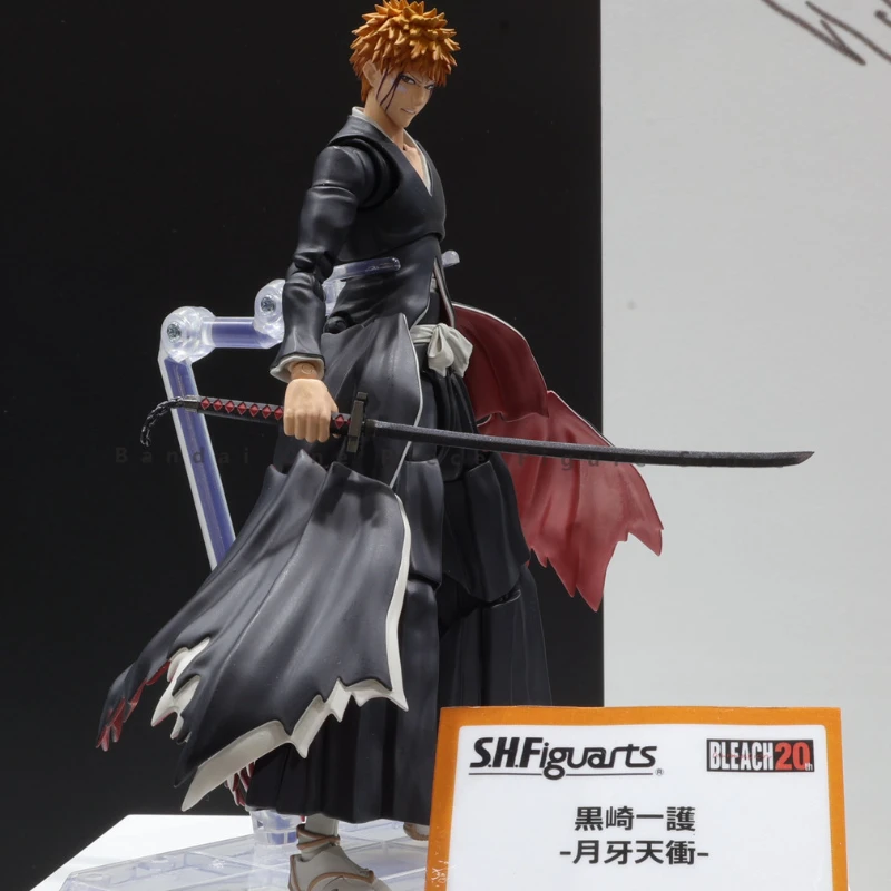 Pre-Sale Original Bandai SHF BLEACH Series Kurosaki Ichigo Action Figures Animation Gifts Model Genuine Anime Hobby Toys