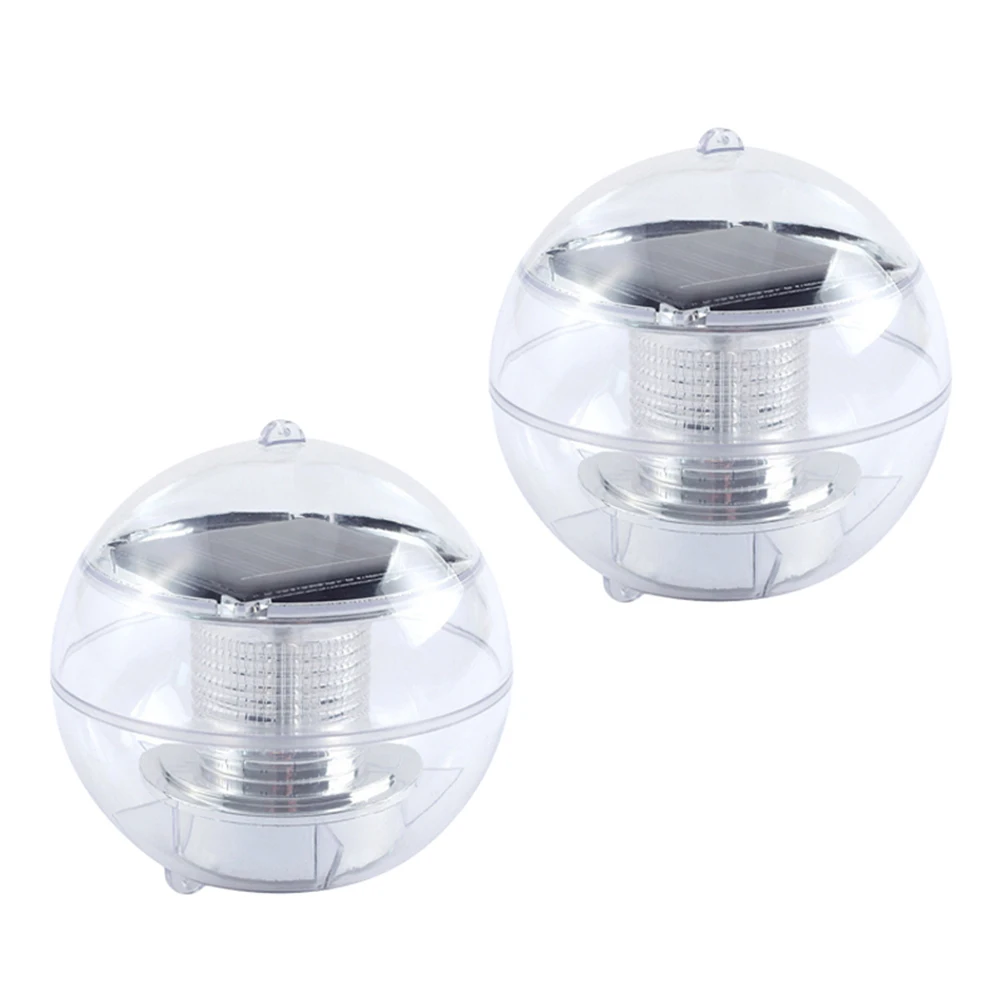 

2Pcs Floating Lights Solar Powered Waterproof Color Changing Pond Garden Decoration LED Landscape Lighting Outdoor