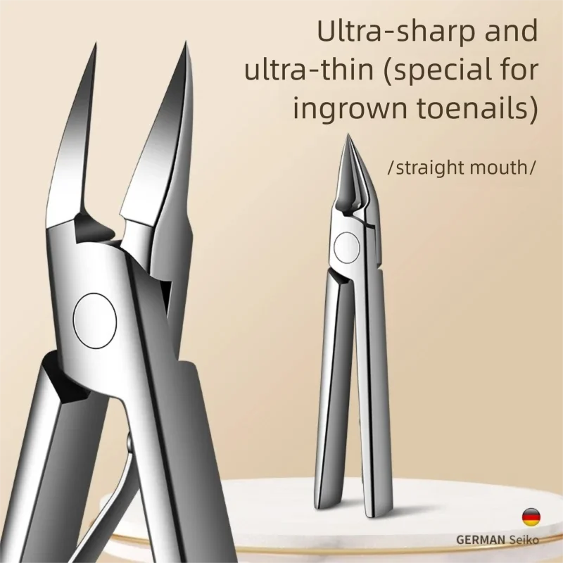 

1pc Nail Clippers for Nail Grooves, Household Angled Nail Clipper, Pedicure Tools, Single Pliers for Cutting Dead Skin Nail Tool