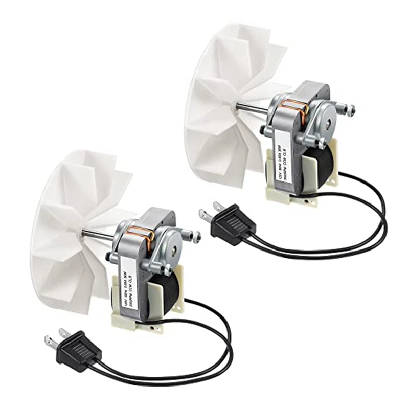 Banheiro Ventilação Exaustor Motor Kit, Substituição do Motor Elétrico Set, Compatível para Nutone Broan, Plug EUA, 50CFM, 120V