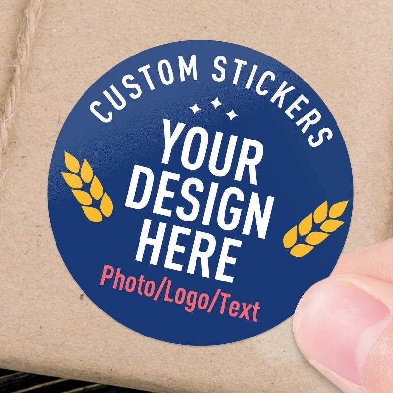 Personalized Baby Stickers Custom Design | Upload Photo for Nursery Decor, First Birthday Gifts & Newborn Keepsake Labels‌