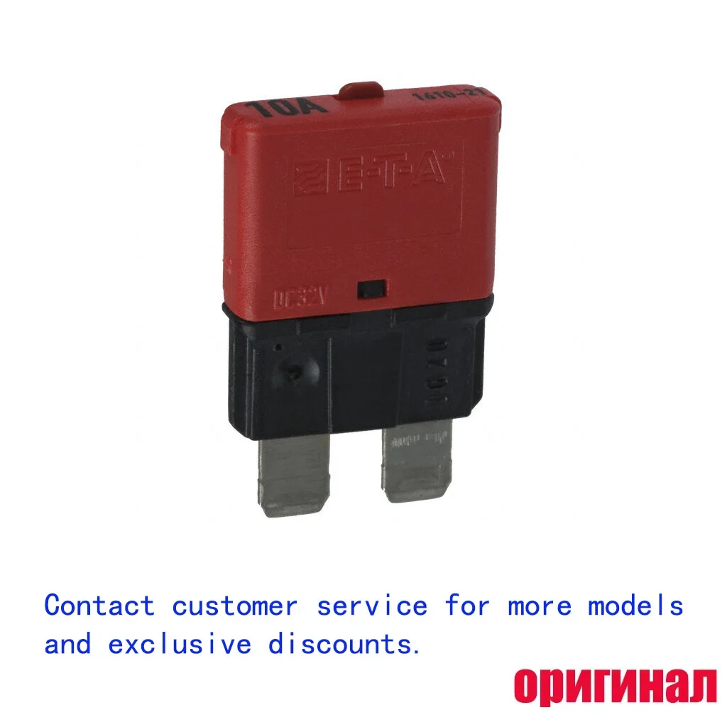 Brand New Original ETA 1610‑21‑10A Thermal Circuit Breaker 1610 Series 10A 1‑Pole 28VDC Automotive Fuse Holder Type