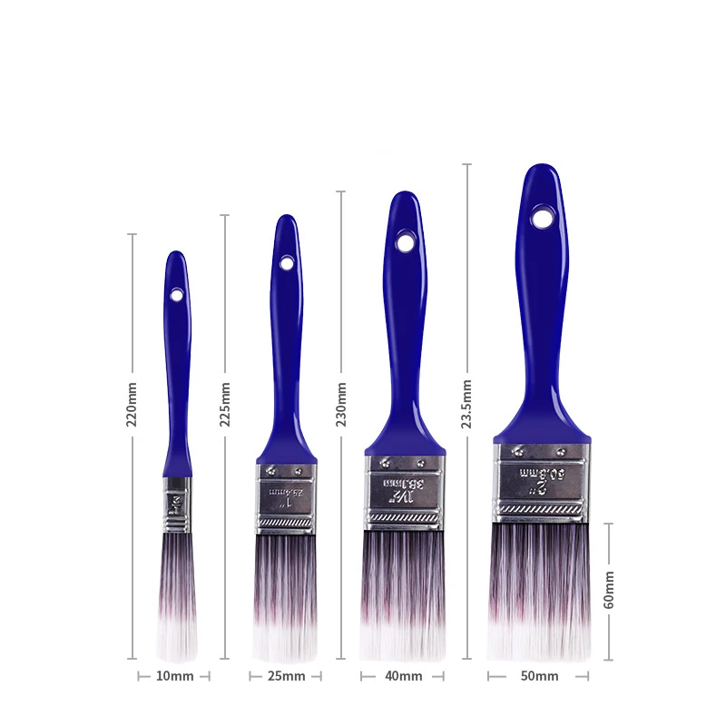 Multifunction Paint Brush Set with Plastic Handle for Wall and Furniture Paint Tool Painting Brushes Set Artist Paint Brushes